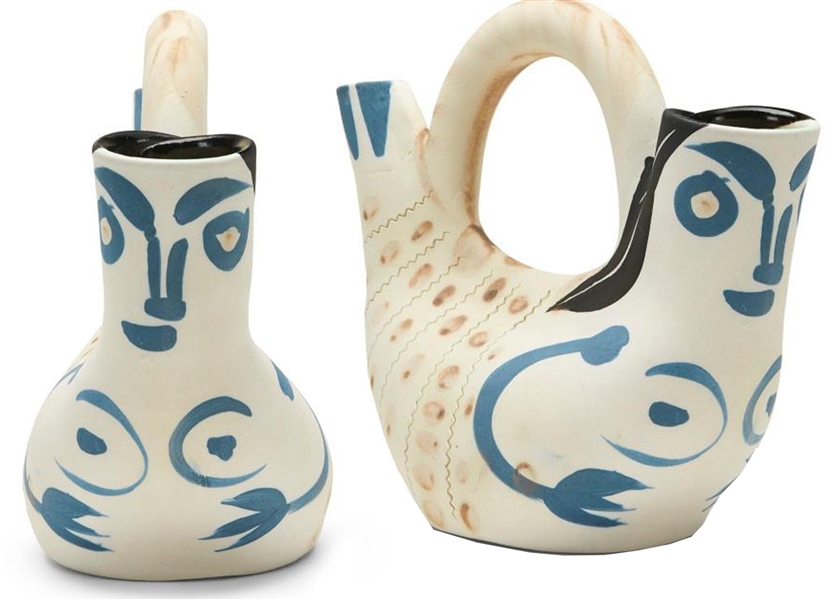 Pablo Picasso Figure de Proue, Number 136 -- Vase Created at the Madoura Pottery Studios